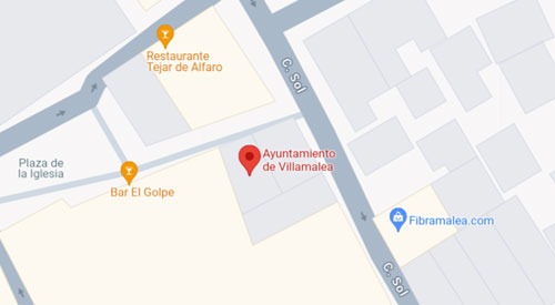 mapa Registro Civil Juzgado de Paz de Villamalea Albacete
